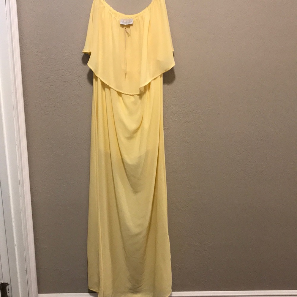 NWT strapless Maxi